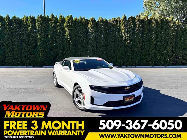 Summit White 2020 Chevrolet Camaro 1LT Convertible RWD Convertible Rear-Wheel Drive Automatic