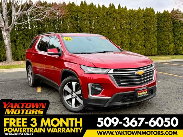 Cherry Red Tintcoat 2022 Chevrolet Traverse LT Leather AWD SUV / Crossover Four-Wheel Drive Automatic