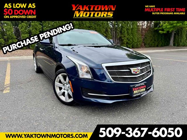 Dark Adriatic Blue Metallic 2016 Cadillac ATS Sedan Rear-Wheel Drive Automatic