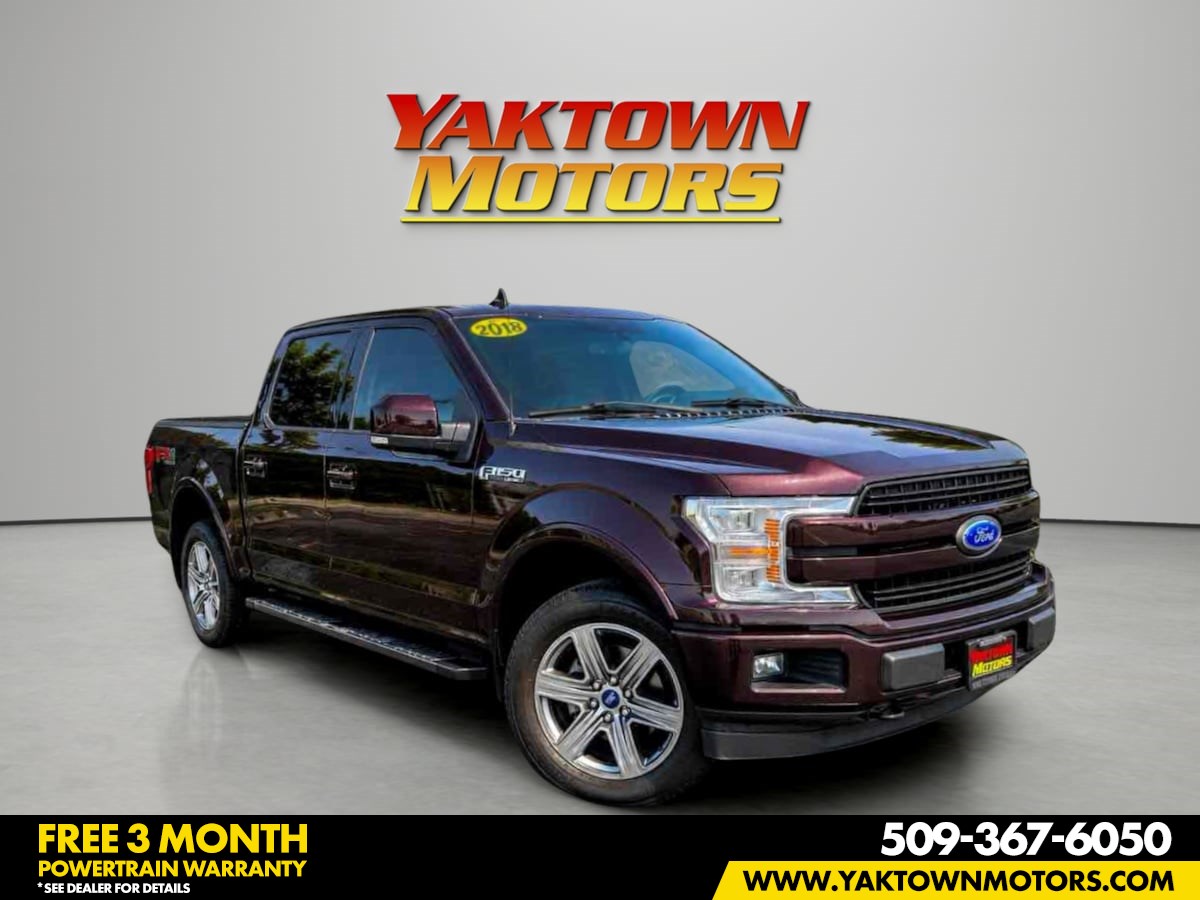 Magma Red Metallic 2018 Ford F-150 Pickup Truck Four-Wheel Drive Automatic