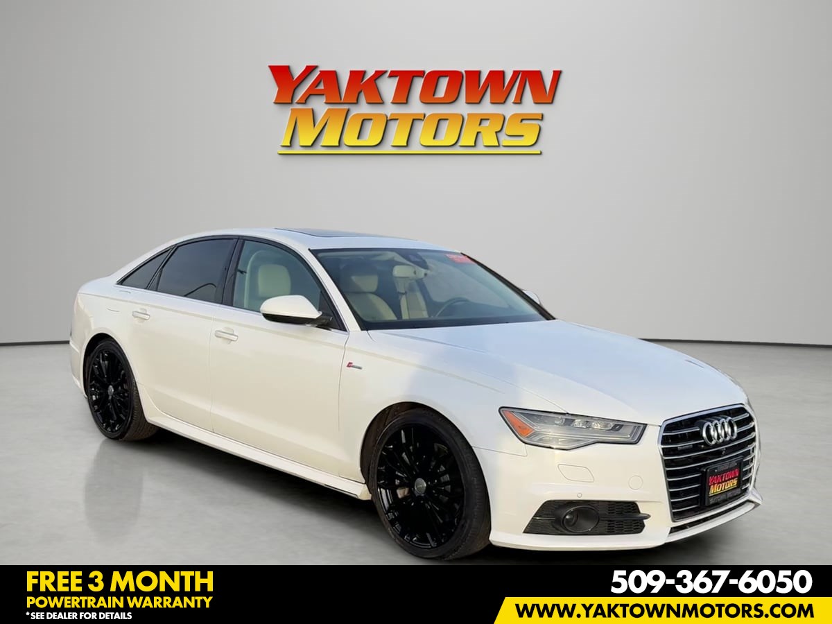 Glacier White Metallic 2017 Audi A6 Sedan All-Wheel Drive Automatic