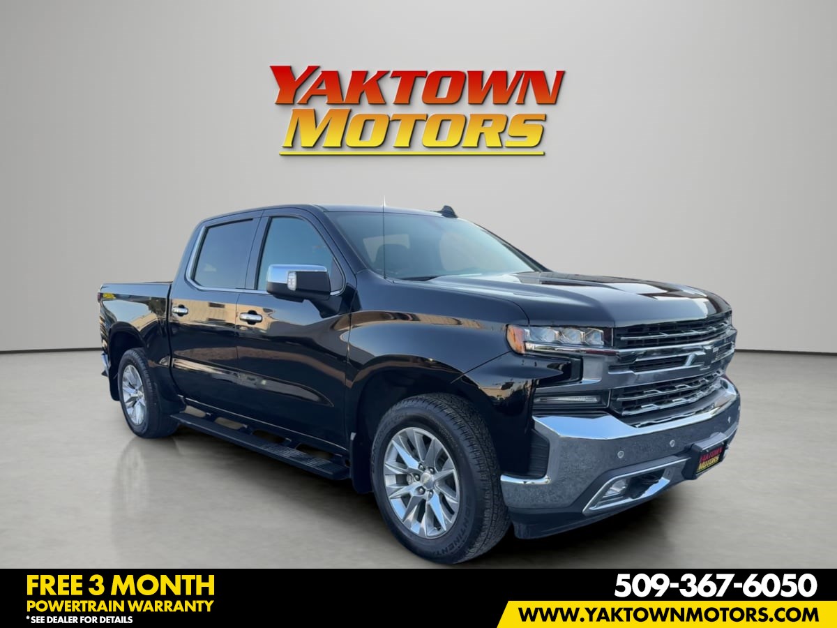 Black 2020 Chevrolet Silverado 1500 Pickup Truck Four-Wheel Drive Automatic