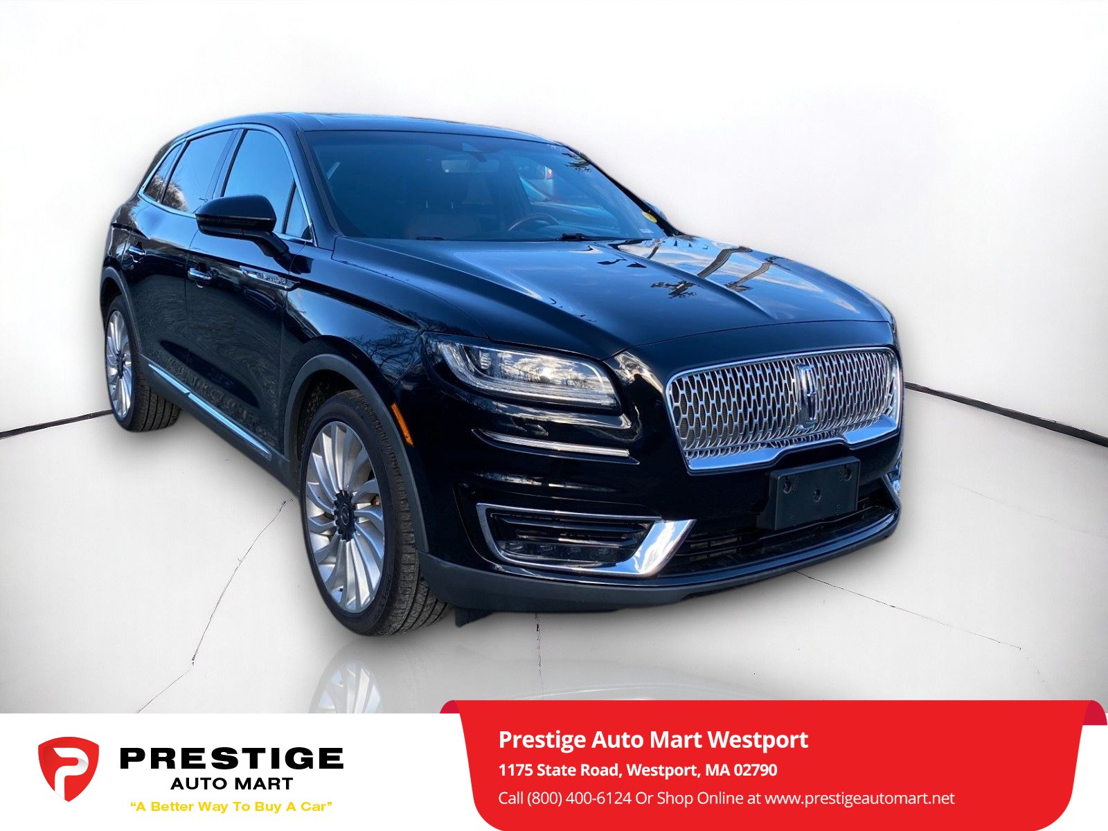 Used 2019 Lincoln Nautilus Black Label with VIN 2LMPJ9JP0KBL46286 for sale in Westport, MA