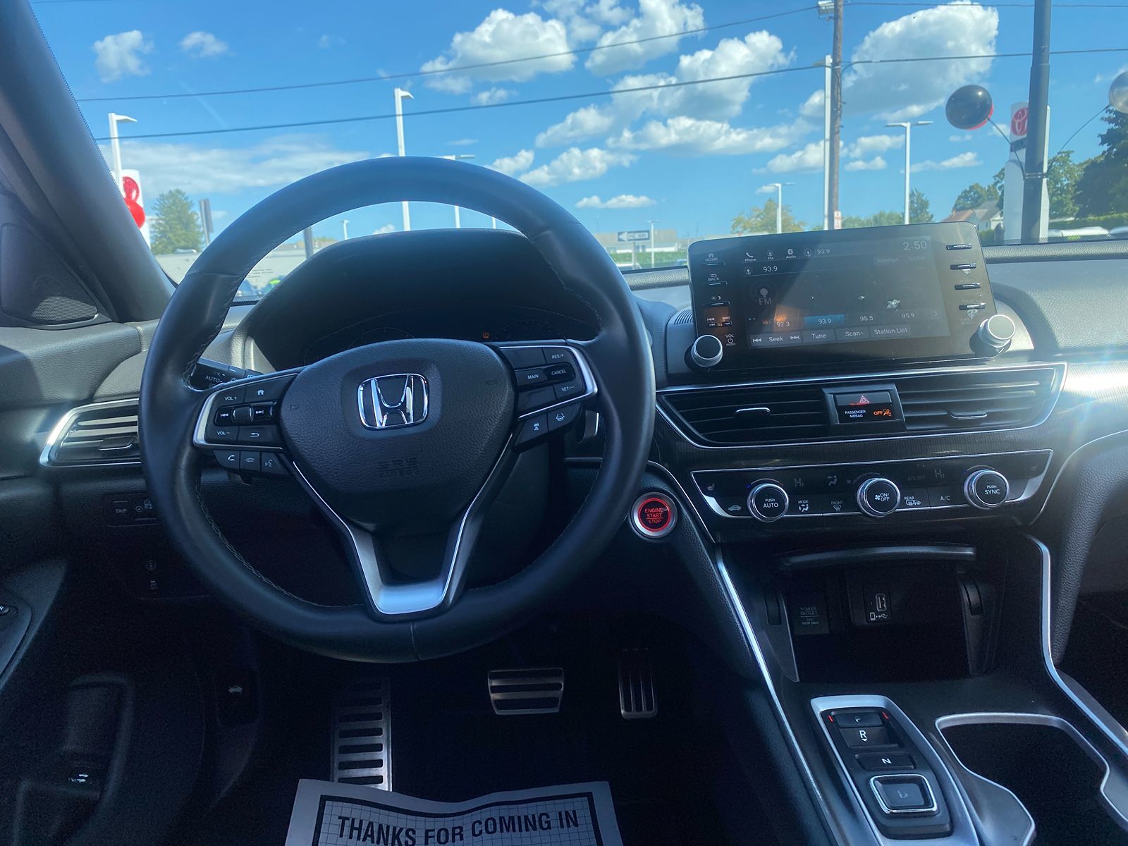 2019 Honda Accord Sedan Sport 2.0T 13