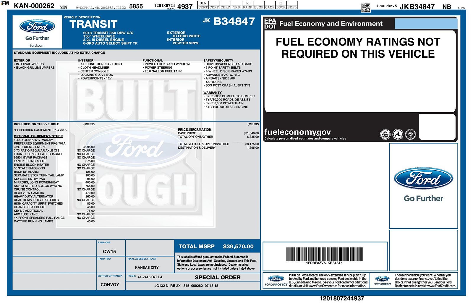 2018 Ford Transit Chassis Cab Base - Photo 33