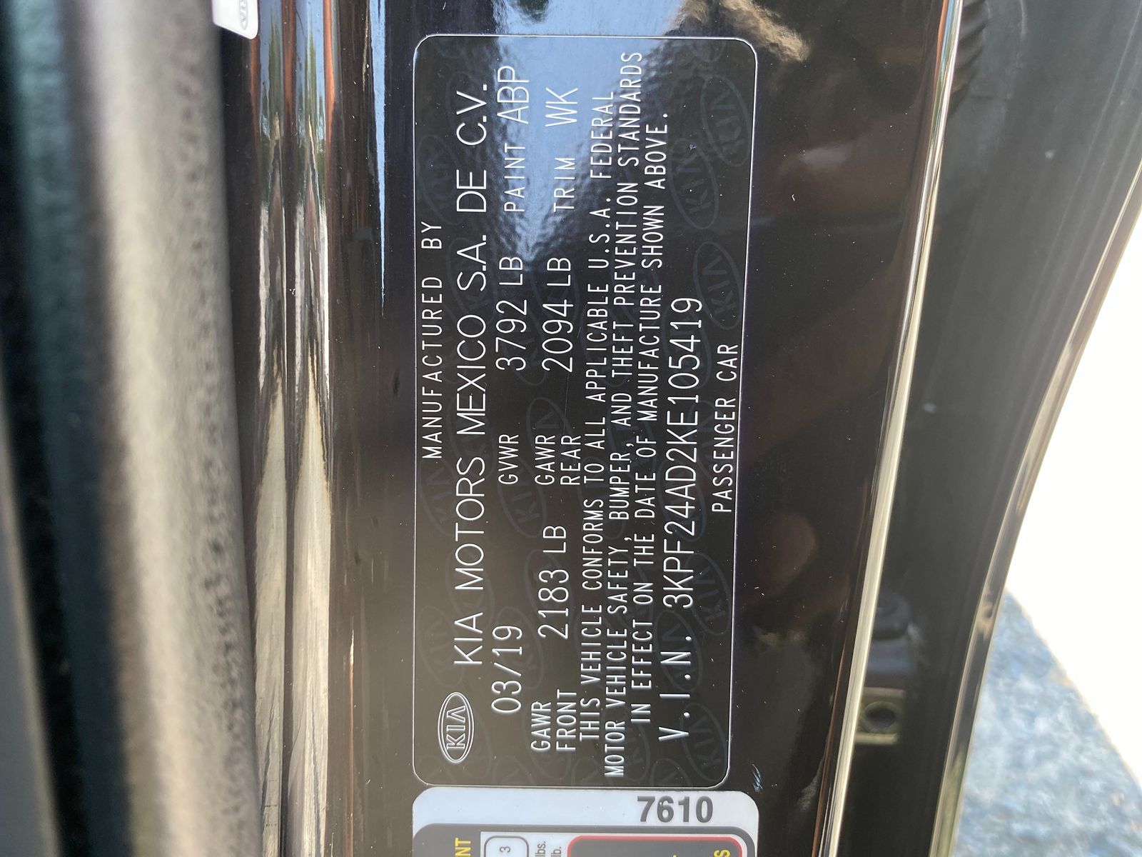2019 Kia Forte LXS photo 25
