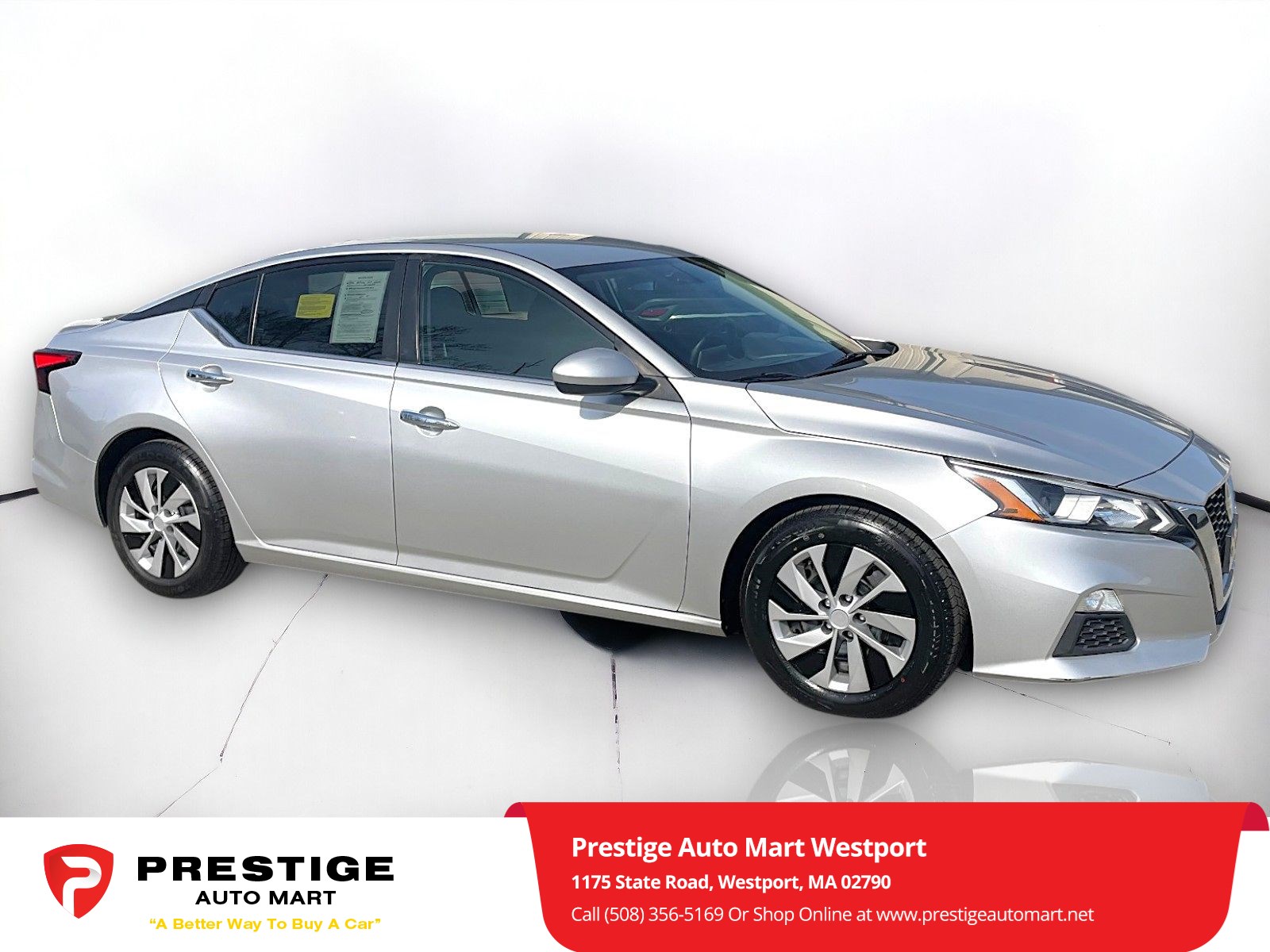 Used 2019 Nissan Altima S with VIN 1N4BL4BV5KC221035 for sale in Westport, MA