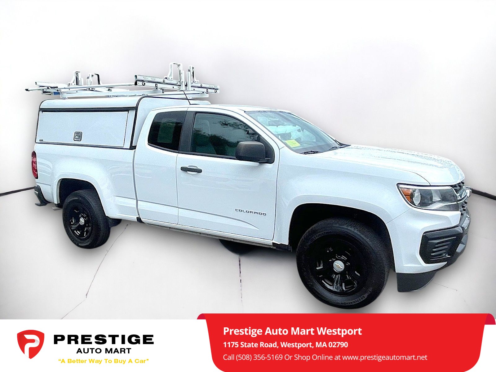 Used 2021 Chevrolet Colorado Work Truck with VIN 1GCHSBEA2M1199109 for sale in Westport, MA