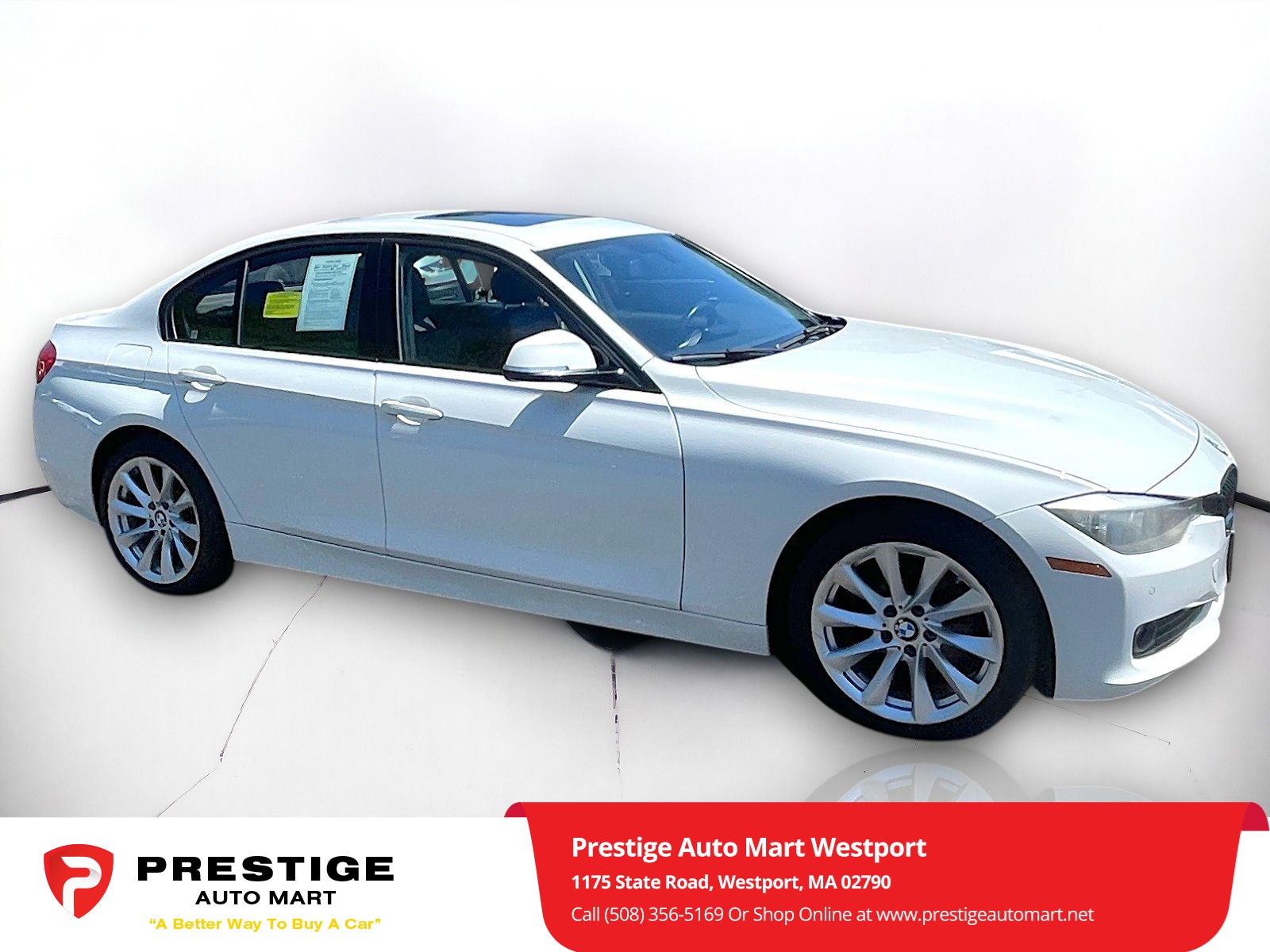Used 2015 BMW 3 Series 320i with VIN WBA3C3G58FNT53005 for sale in Westport, MA
