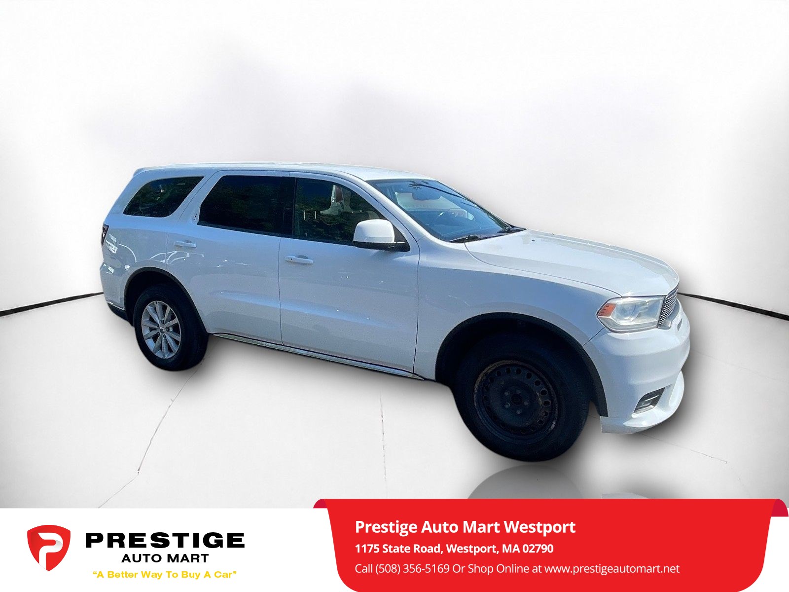 Used 2020 Dodge Durango Pursuit with VIN 1C4RDJFG3LC308675 for sale in Westport, MA