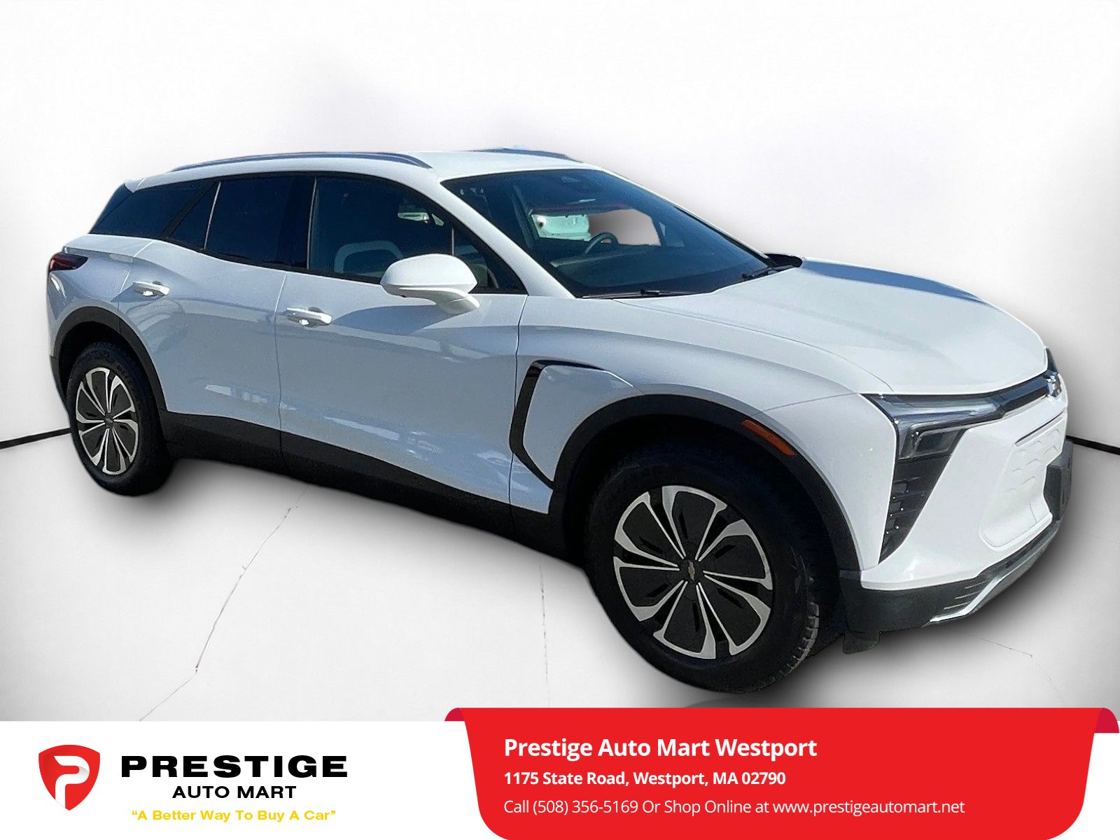 Used 2024 Chevrolet Blazer EV LT with VIN 3GNKDBRJ9RS202790 for sale in Westport, MA