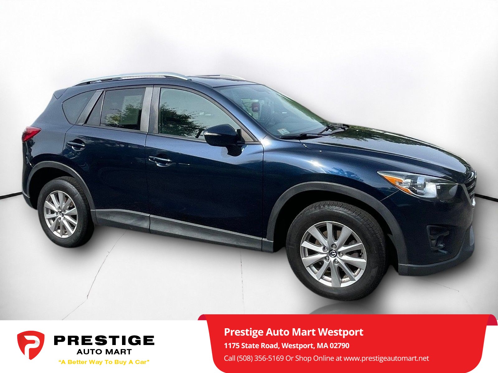 Used 2016 Mazda CX-5 Touring with VIN JM3KE4CY0G0860341 for sale in Westport, MA