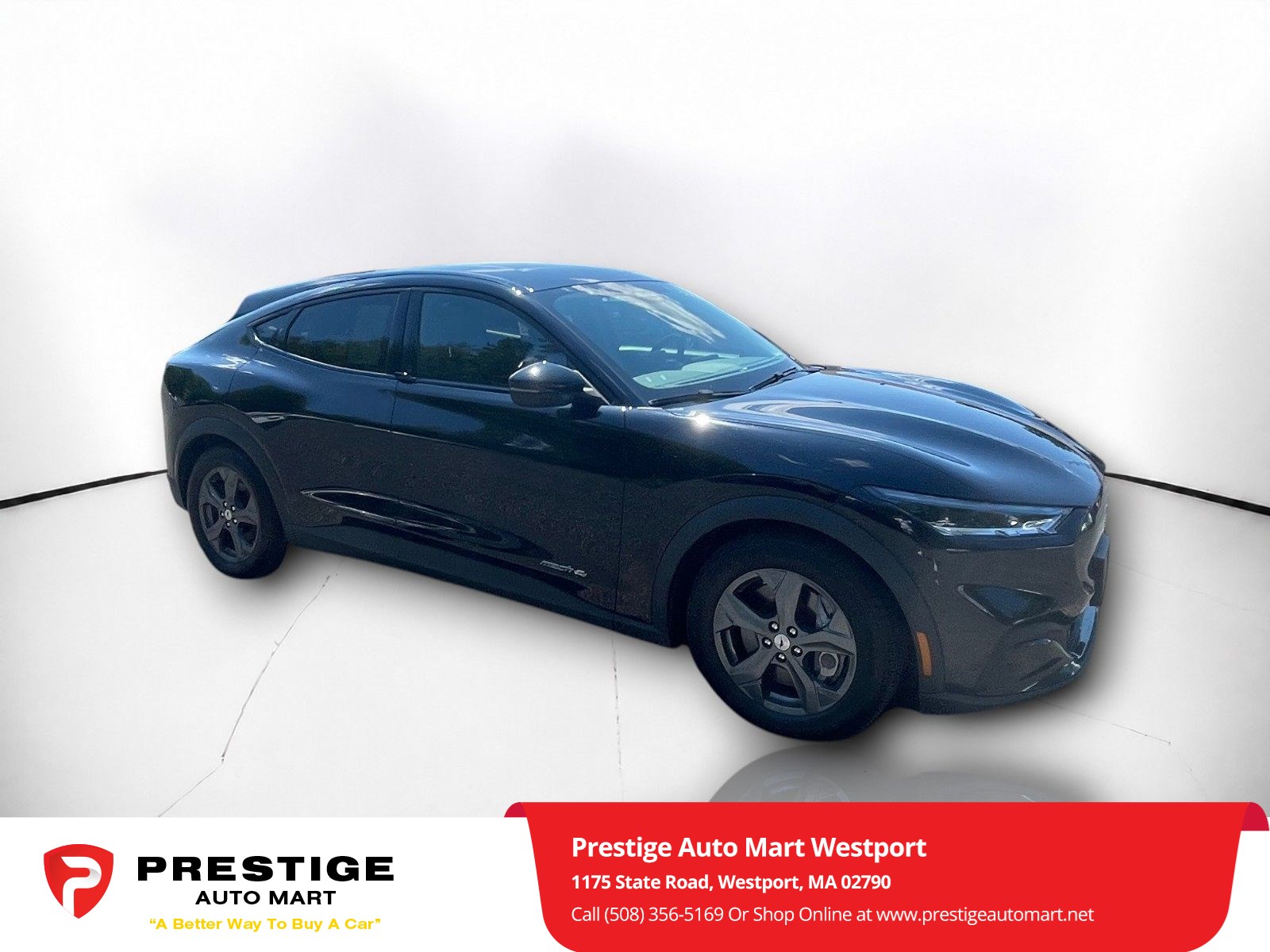 Used 2021 Ford Mustang Mach-E Select AWD with VIN 3FMTK1SS6MMA41291 for sale in Westport, MA