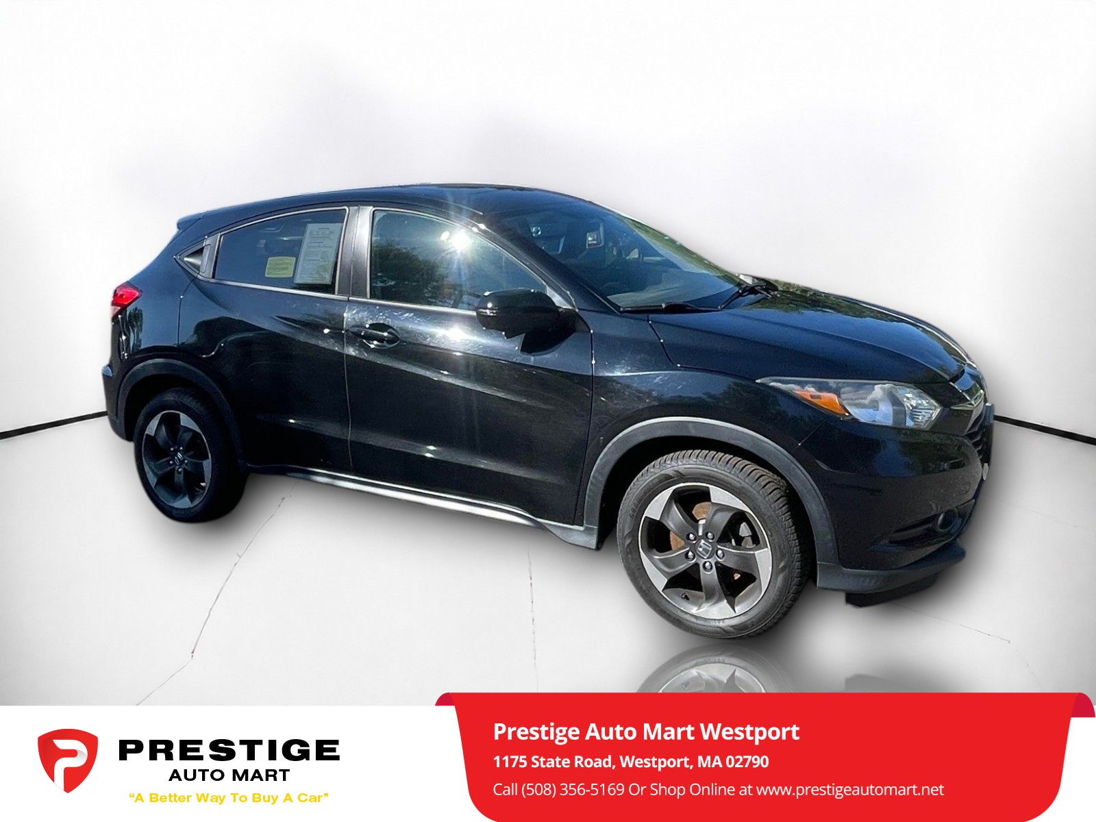 Used 2018 Honda HR-V EX with VIN 3CZRU6H57JM712108 for sale in Westport, MA