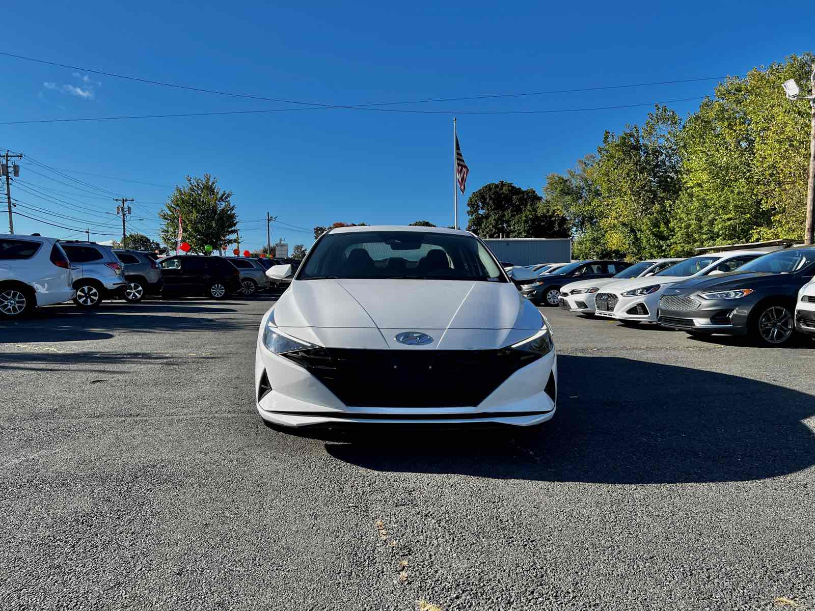 2021 Hyundai Elantra Hybrid Blue 3