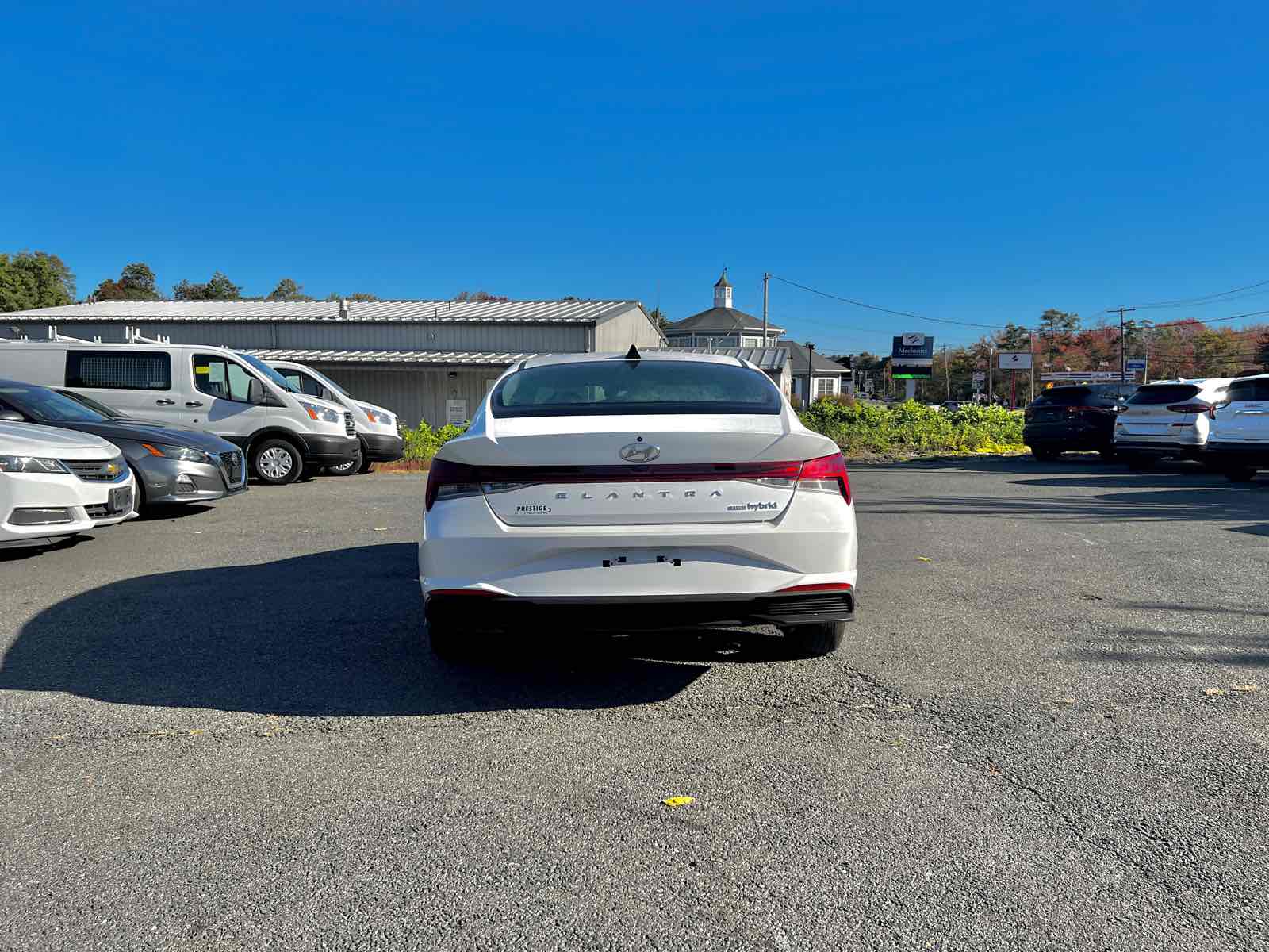 2021 Hyundai Elantra Hybrid Blue 6