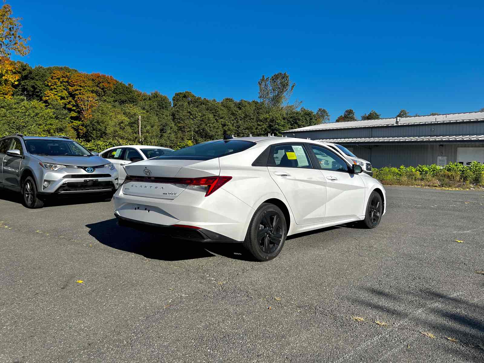 2021 Hyundai Elantra Hybrid Blue 7