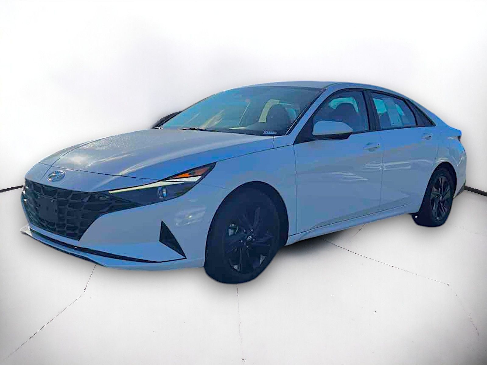 2021 Hyundai Elantra Hybrid Blue 2