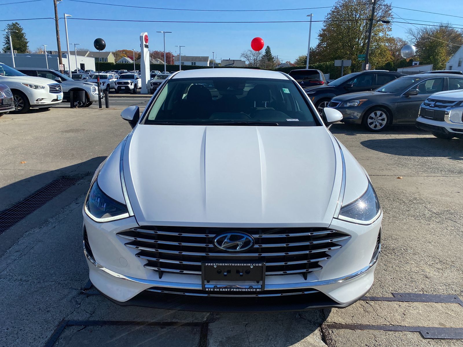 2021 Hyundai Sonata Hybrid Blue 3