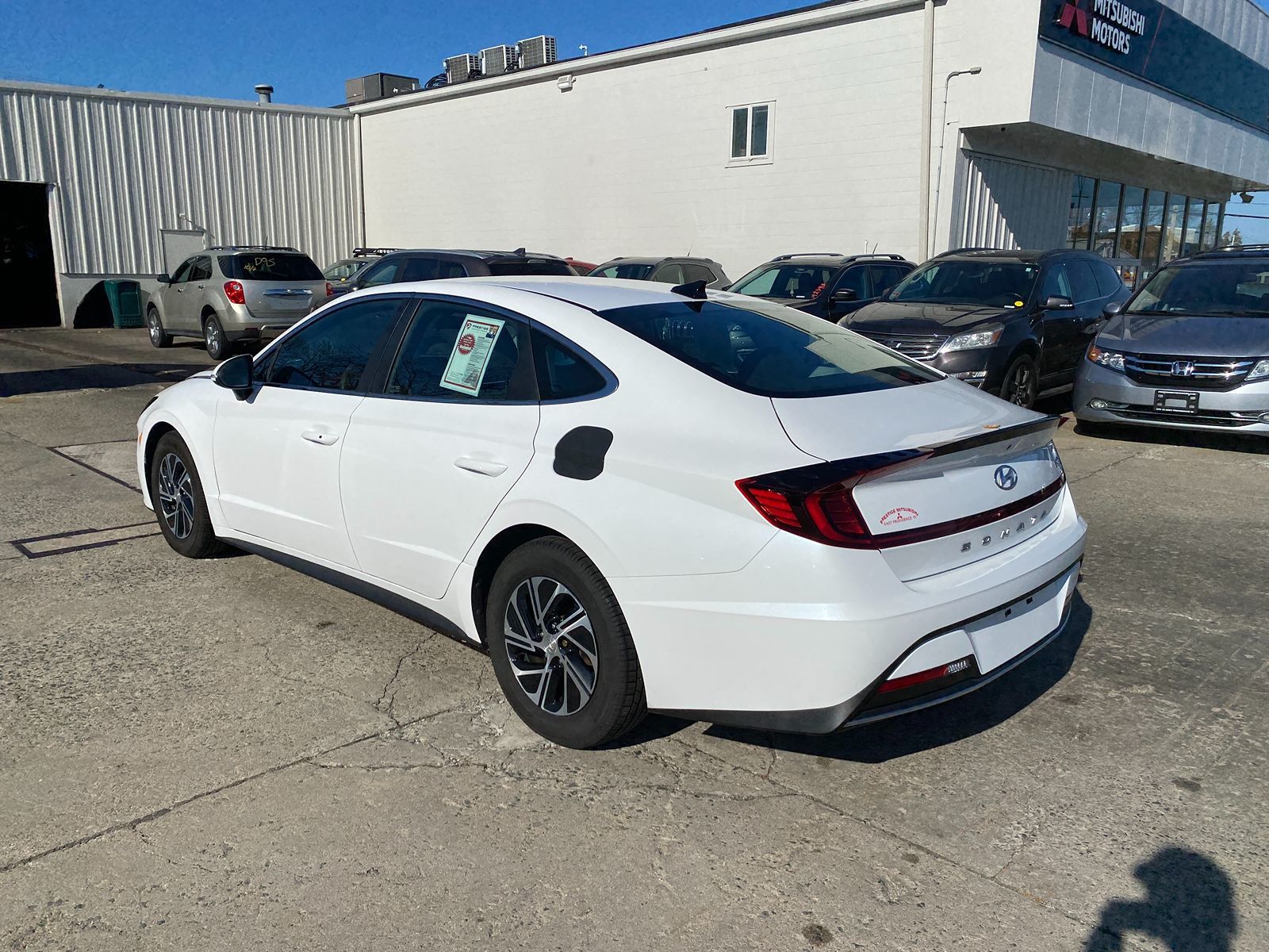 2021 Hyundai Sonata Hybrid Blue 5