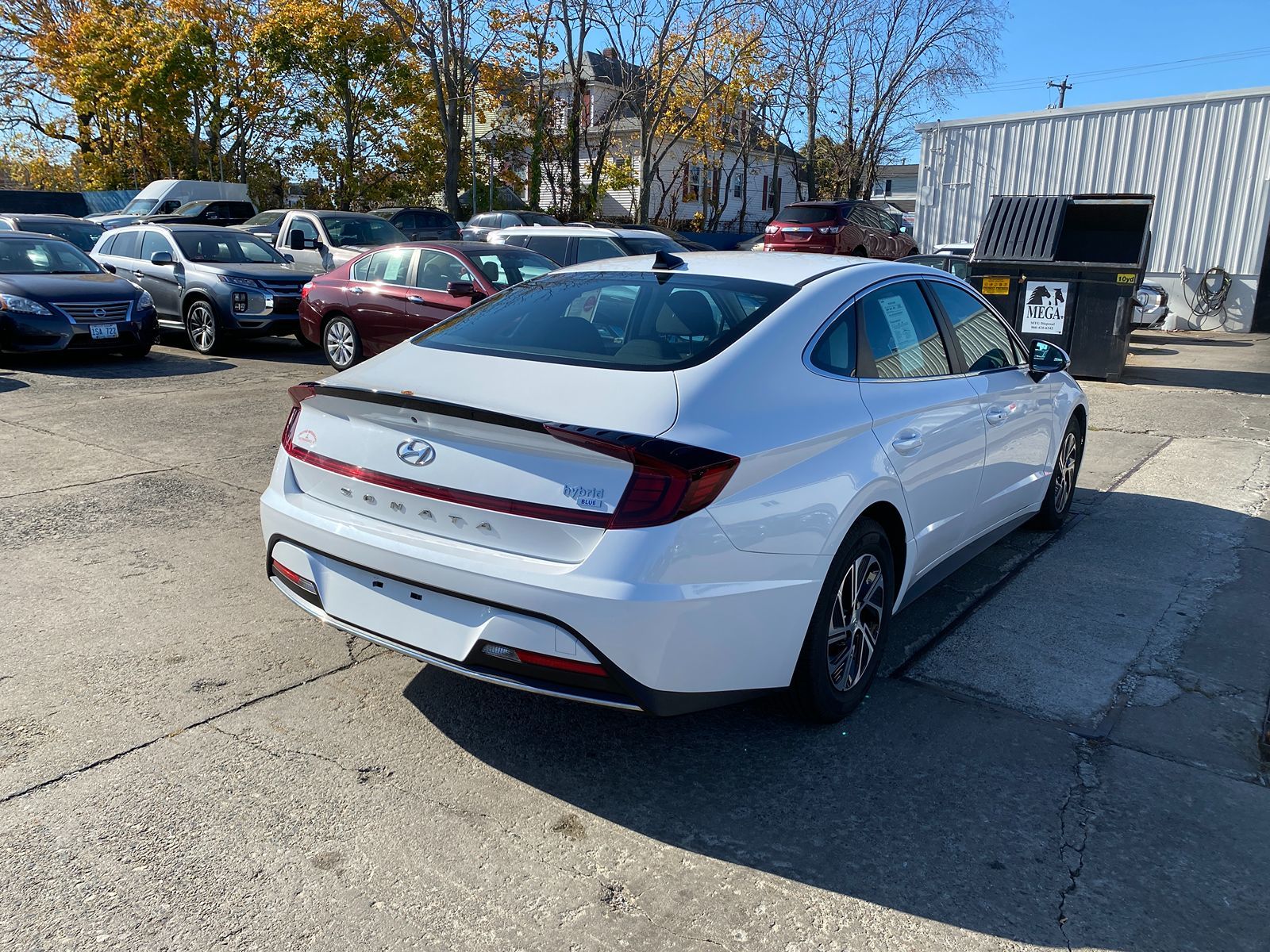 2021 Hyundai Sonata Hybrid Blue 8