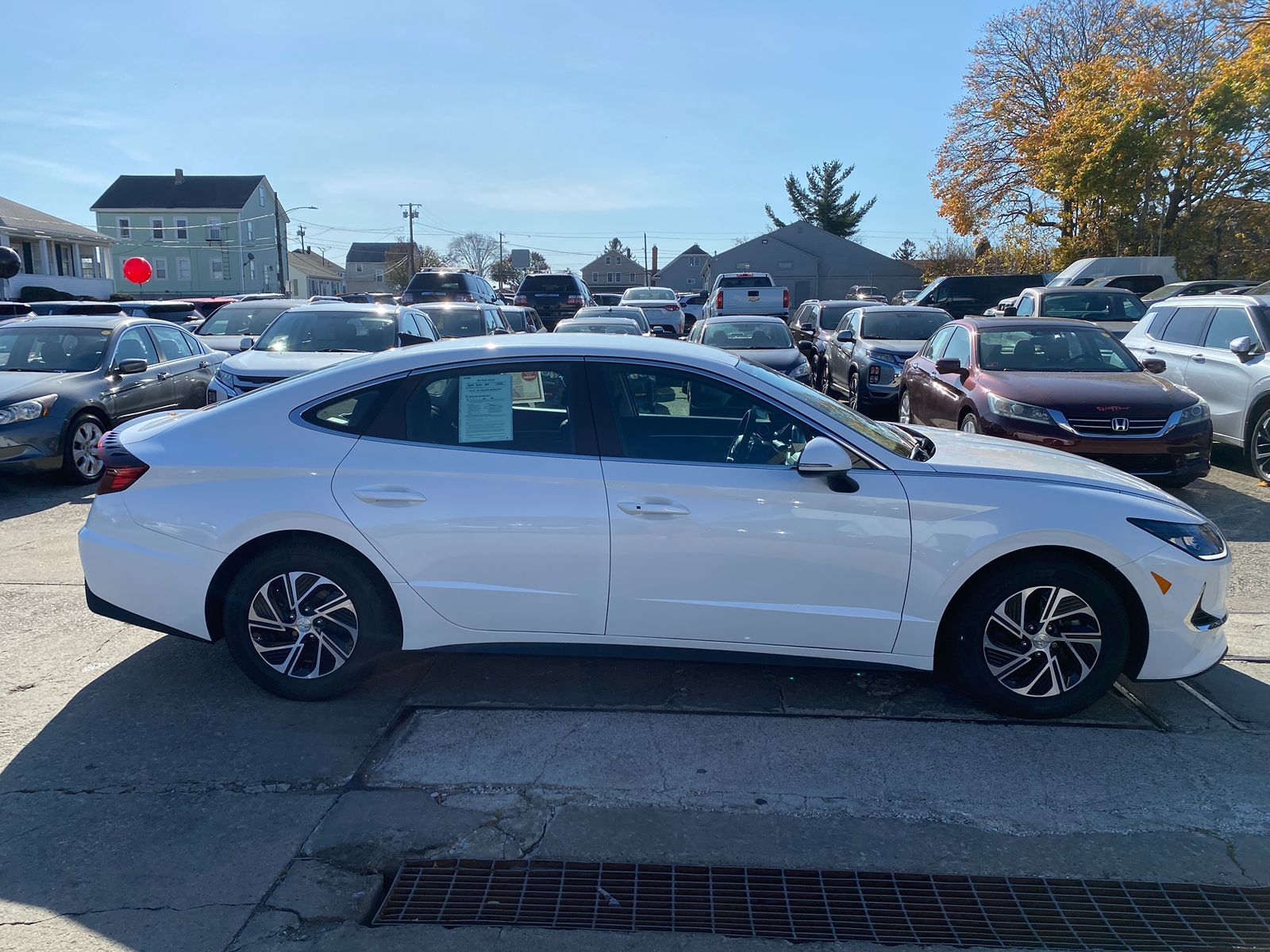 2021 Hyundai Sonata Hybrid Blue 9