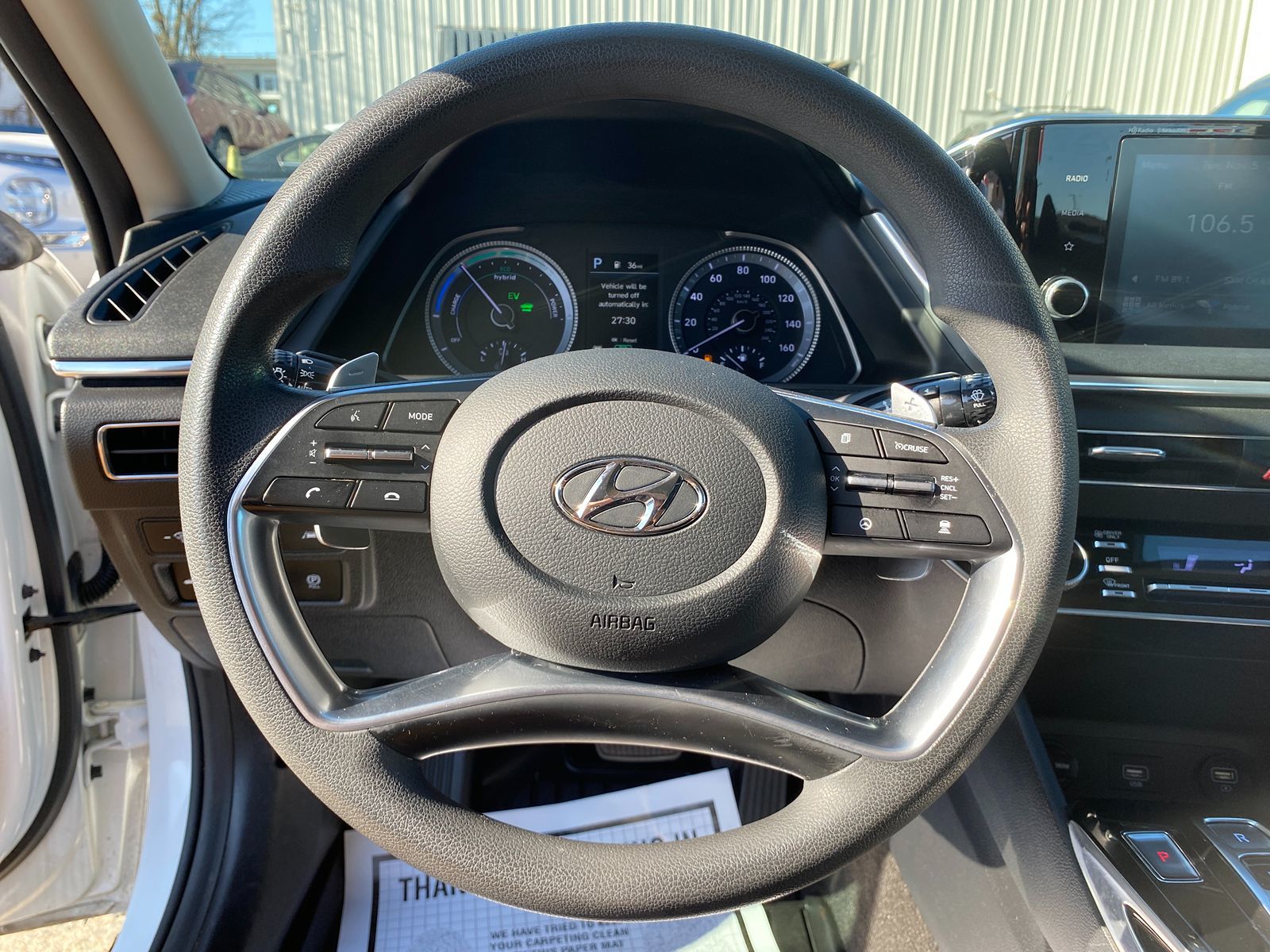 2021 Hyundai Sonata Hybrid Blue 15