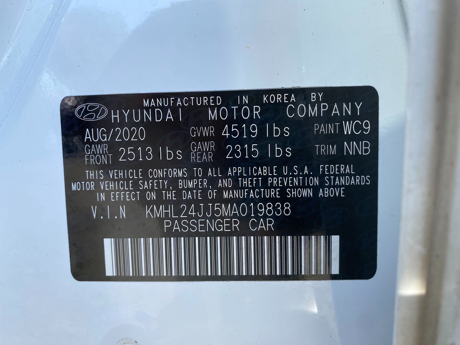 2021 Hyundai Sonata Hybrid Blue 33