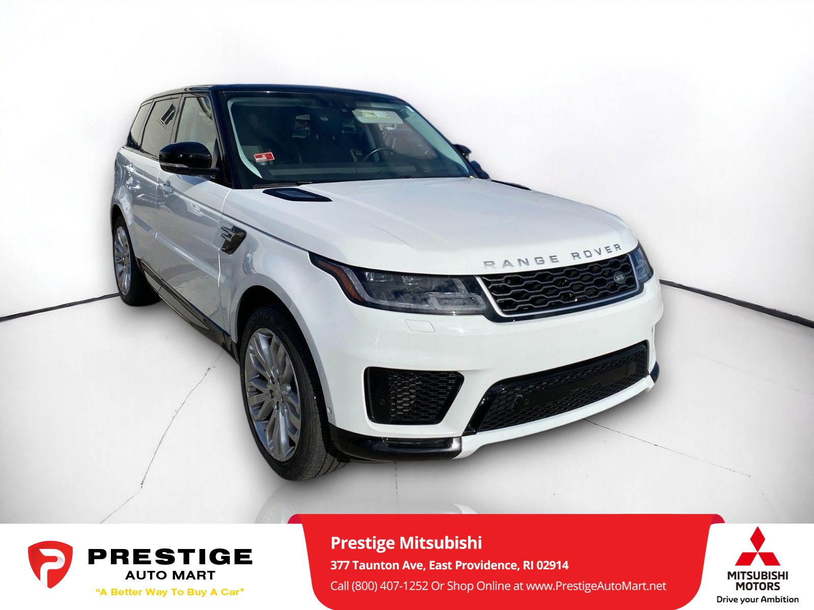 Used 2019 Land Rover Range Rover Sport HSE with VIN SALWR2RV7KA835321 for sale in East Providence, RI