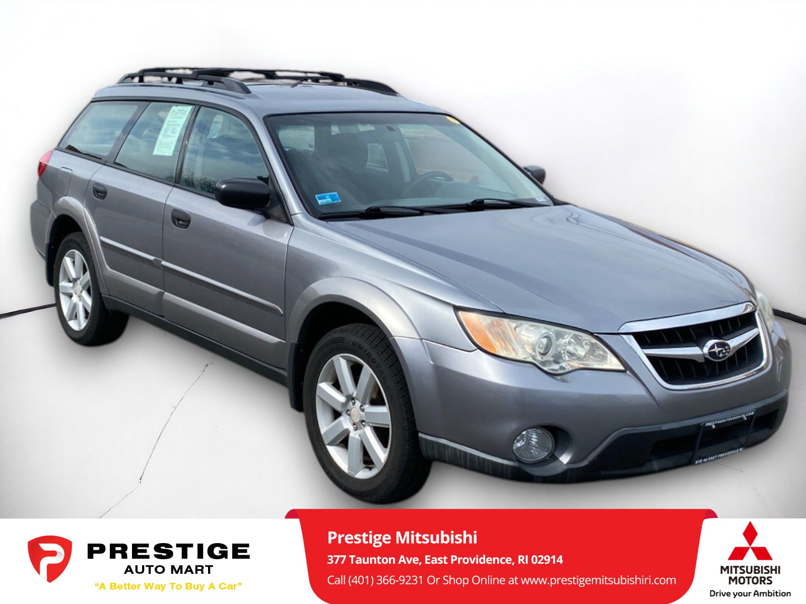 Used 2009 Subaru Outback I Special Edition with VIN 4S4BP61C297314068 for sale in East Providence, RI