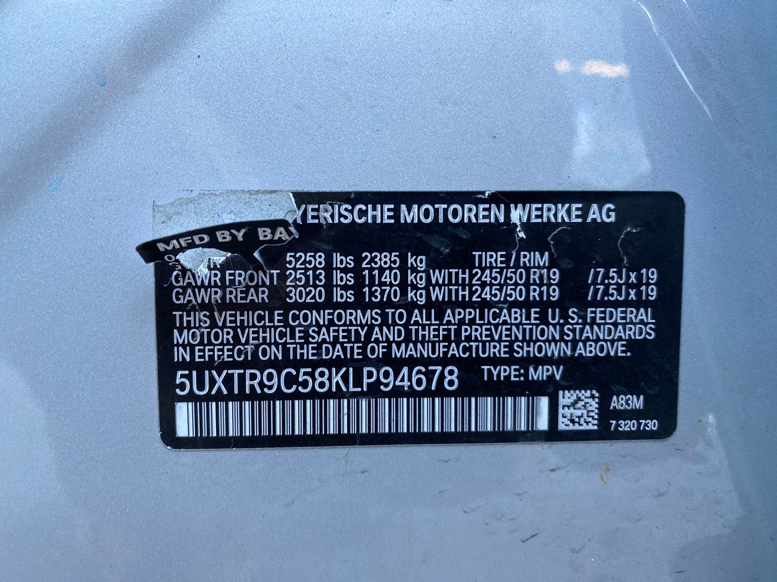 2019 BMW X3 xDrive30i 32