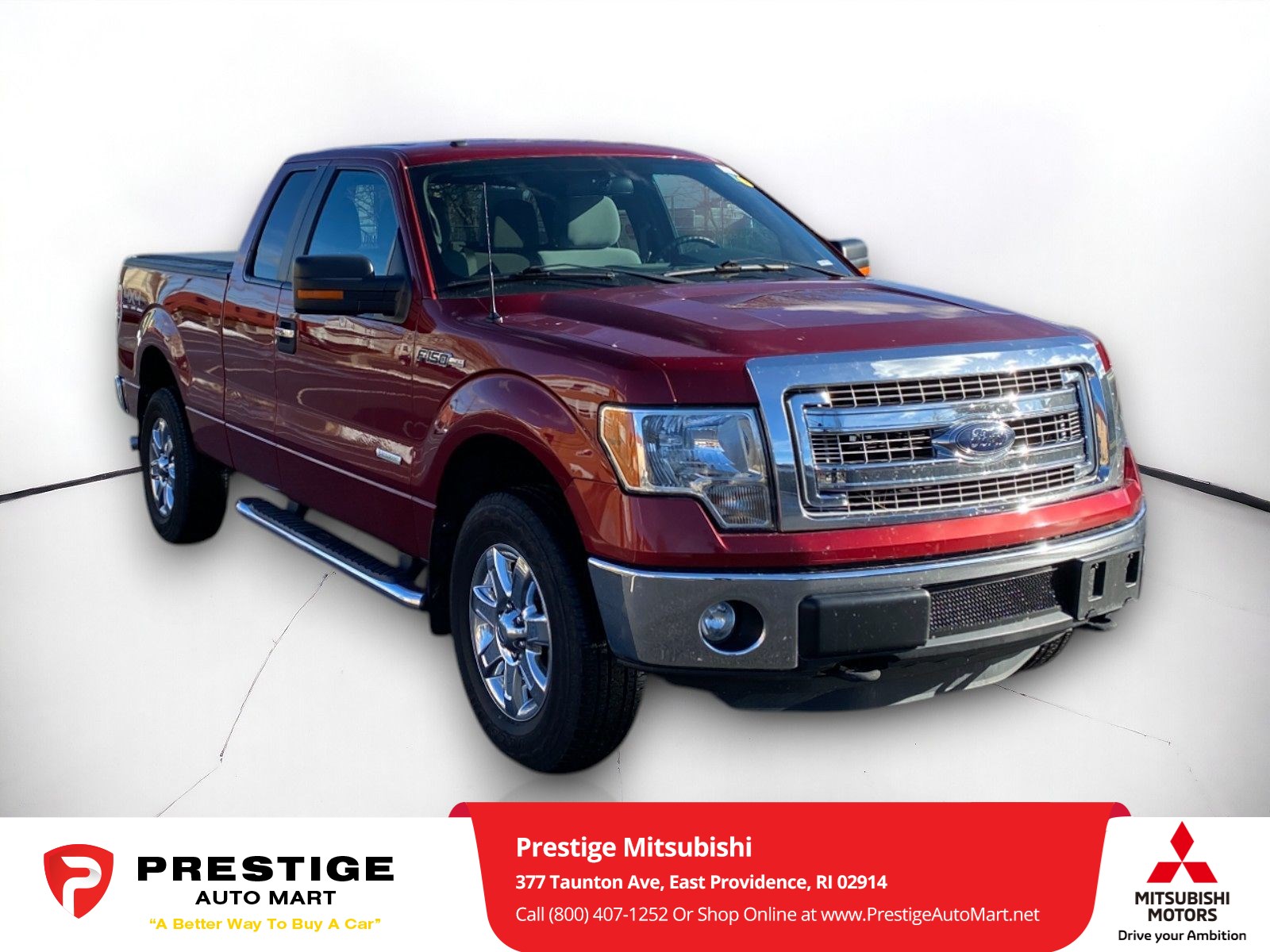 Used 2013 Ford F-150 XLT with VIN 1FTFX1ET7DFA84447 for sale in East Providence, RI