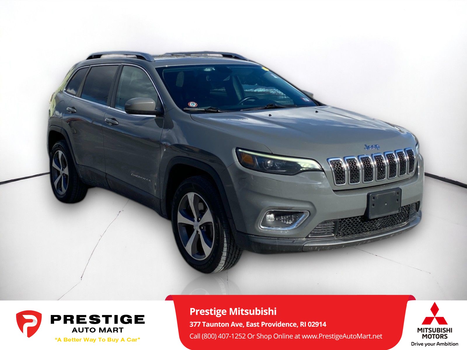 Used 2020 Jeep Cherokee Limited with VIN 1C4PJMDX3LD588855 for sale in East Providence, RI