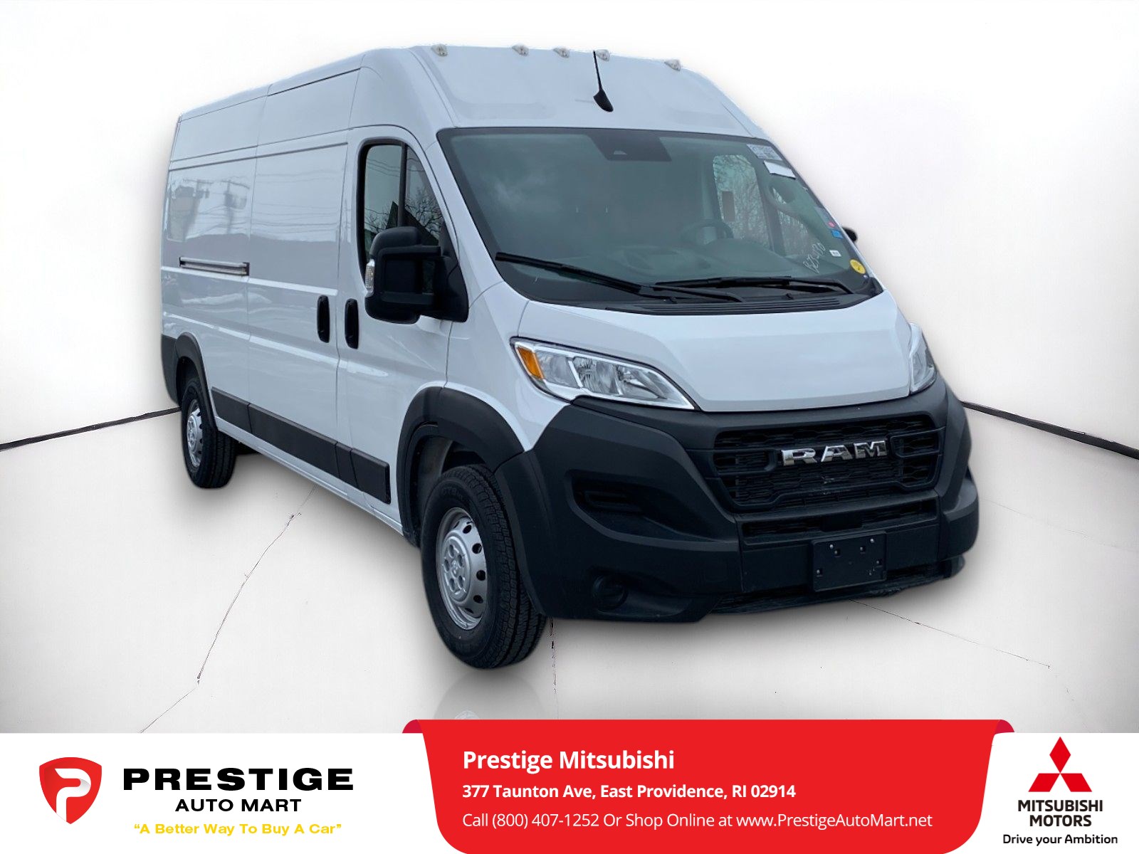 Used 2023 RAM ProMaster Cargo Van Base with VIN 3C6LRVDG0PE561167 for sale in East Providence, RI