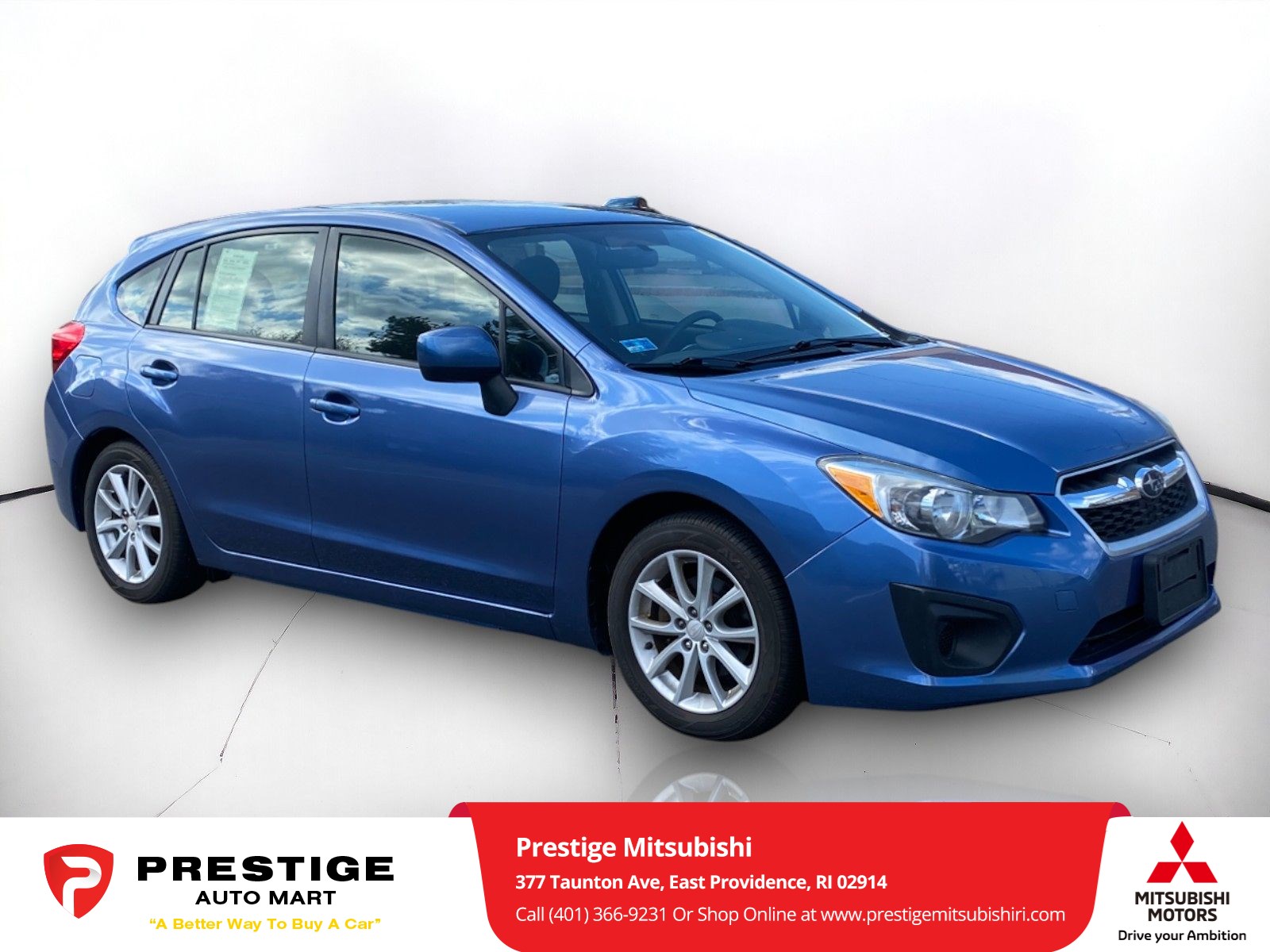 Used 2014 Subaru Impreza 2.0I Premium with VIN JF1GPAC67E8290039 for sale in East Providence, RI