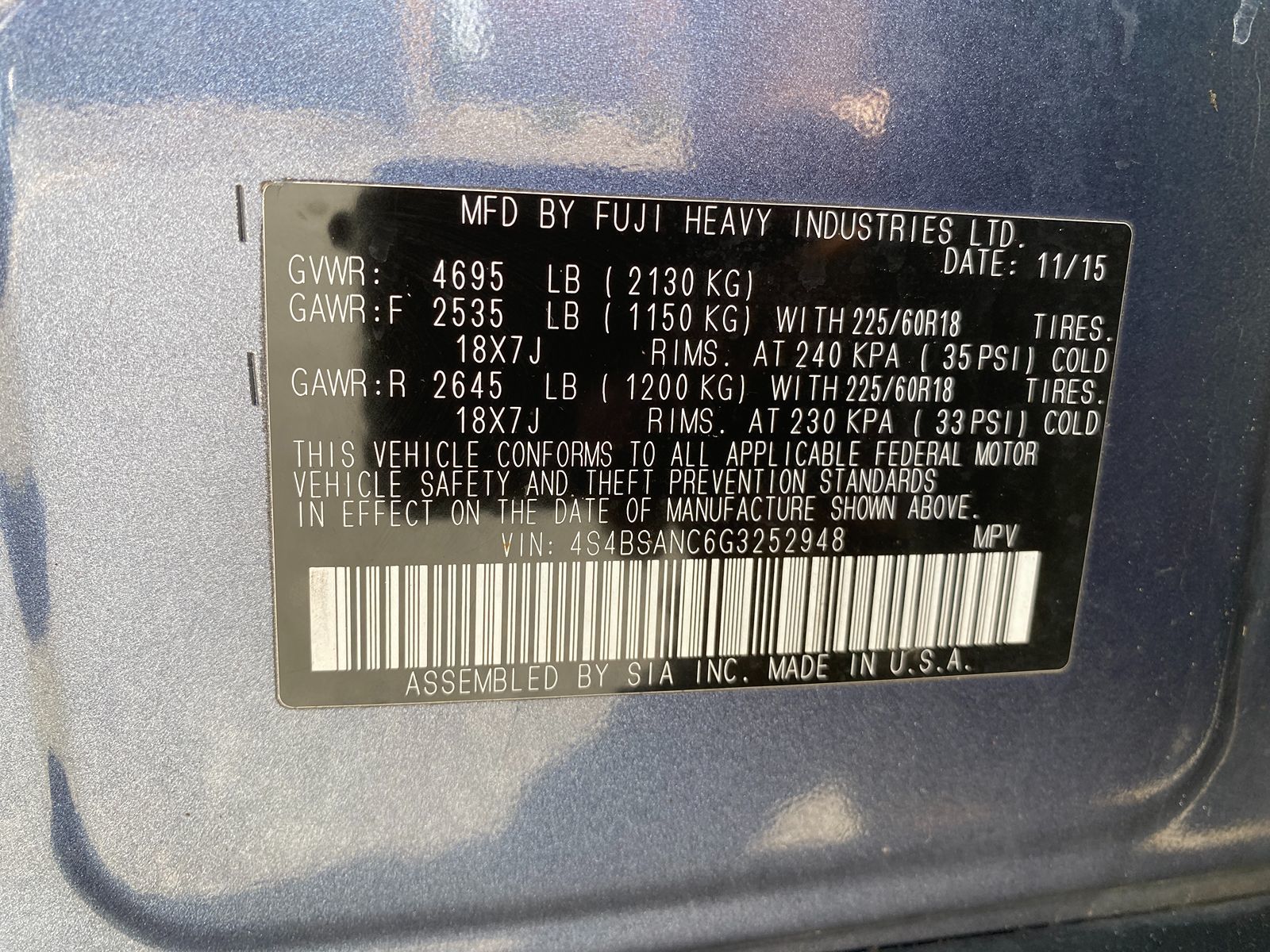 2016 Subaru Outback Limited - Photo 33