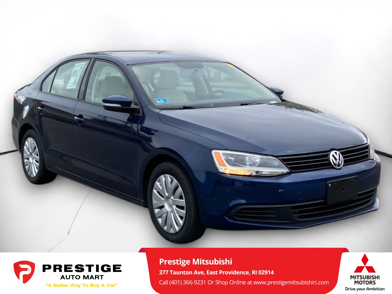 Used 2014 Volkswagen Jetta SE with VIN 3VWD17AJ5EM409322 for sale in East Providence, RI