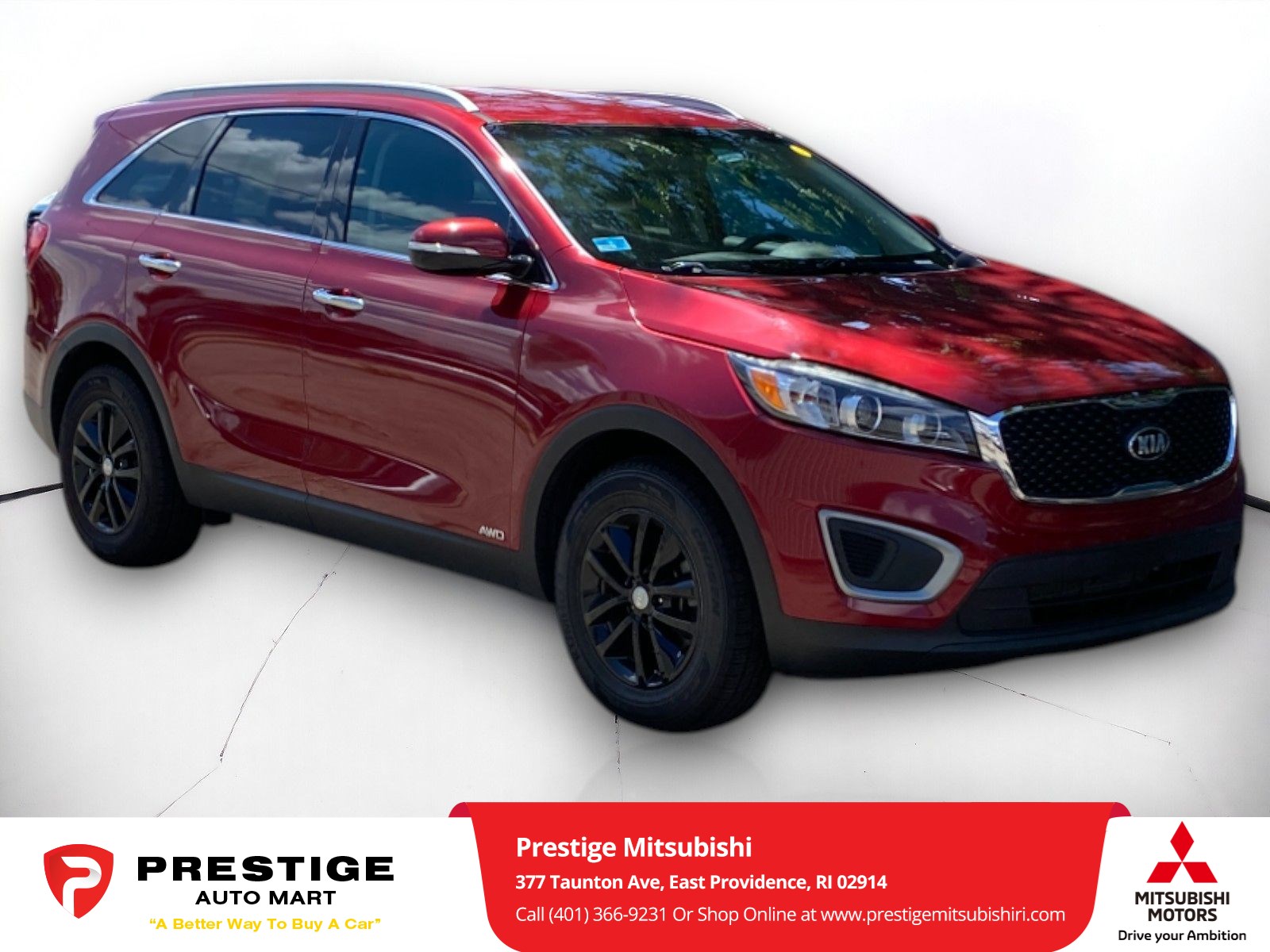 Used 2017 Kia Sorento LX with VIN 5XYPGDA38HG282131 for sale in East Providence, RI