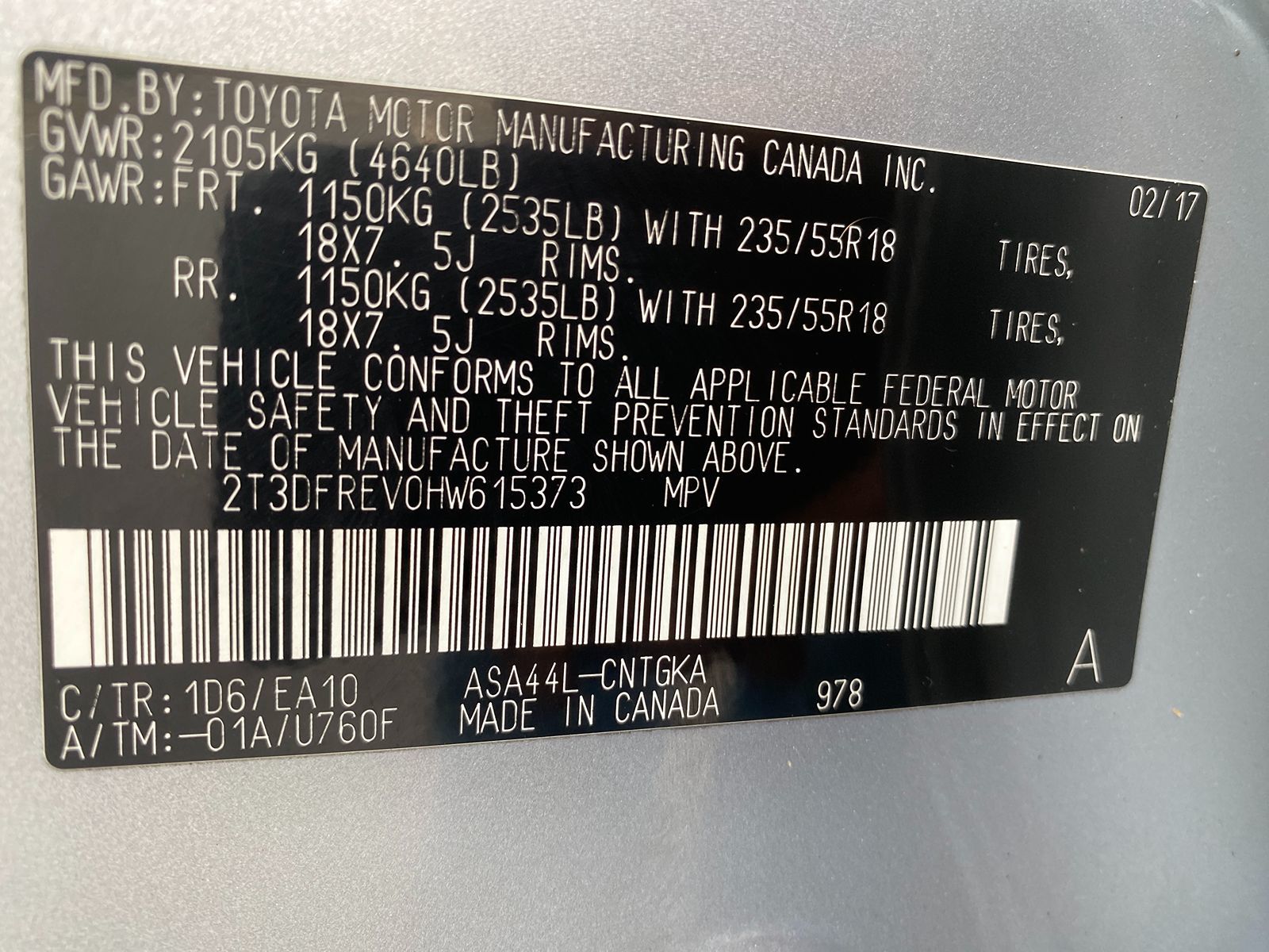 2017 Toyota RAV4 Limited photo 29