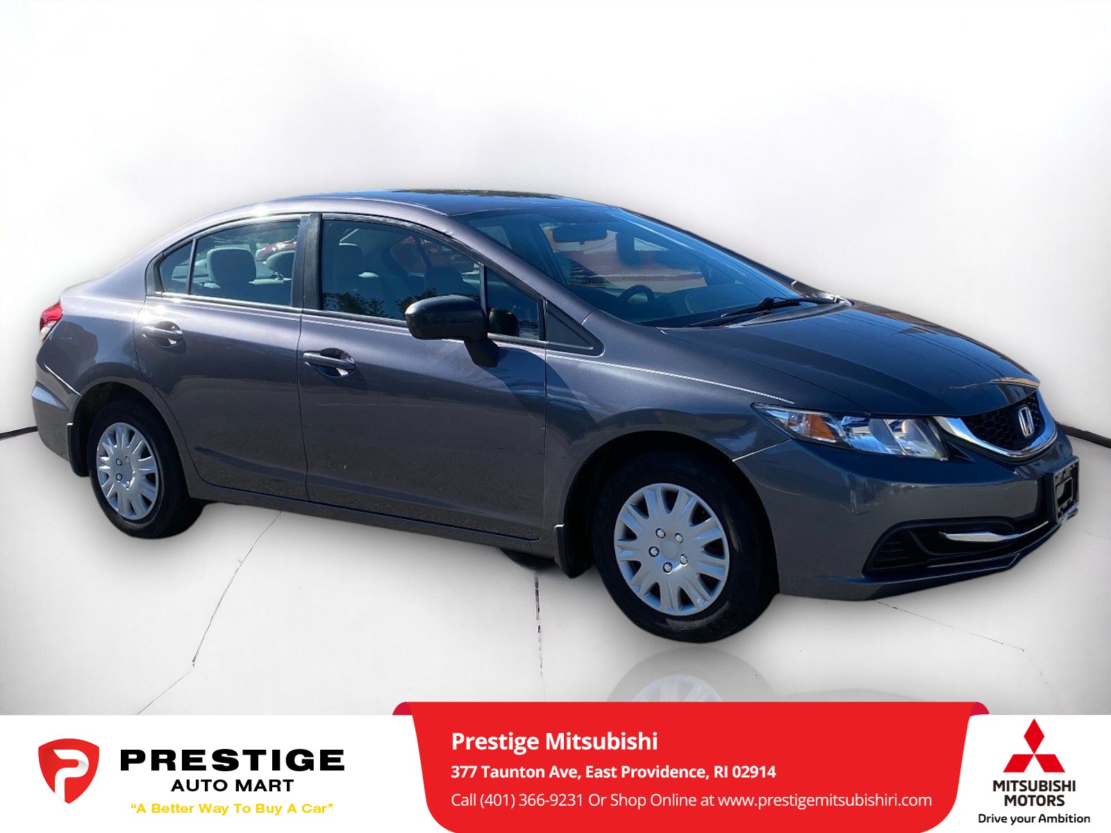 Used 2015 Honda Civic LX with VIN 19XFB2F5XFE276091 for sale in East Providence, RI