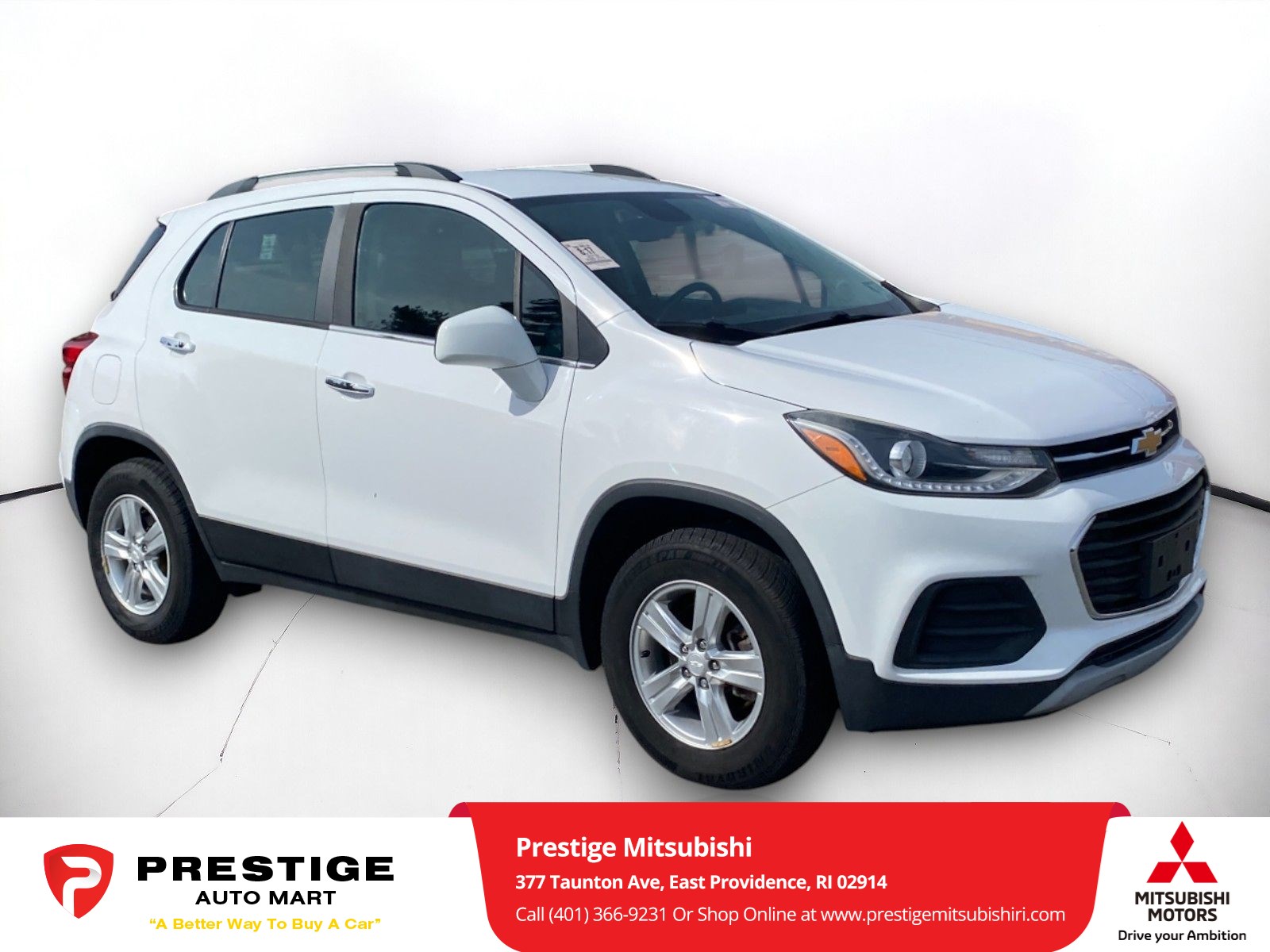 Used 2018 Chevrolet Trax LT with VIN 3GNCJPSB8JL276505 for sale in East Providence, RI