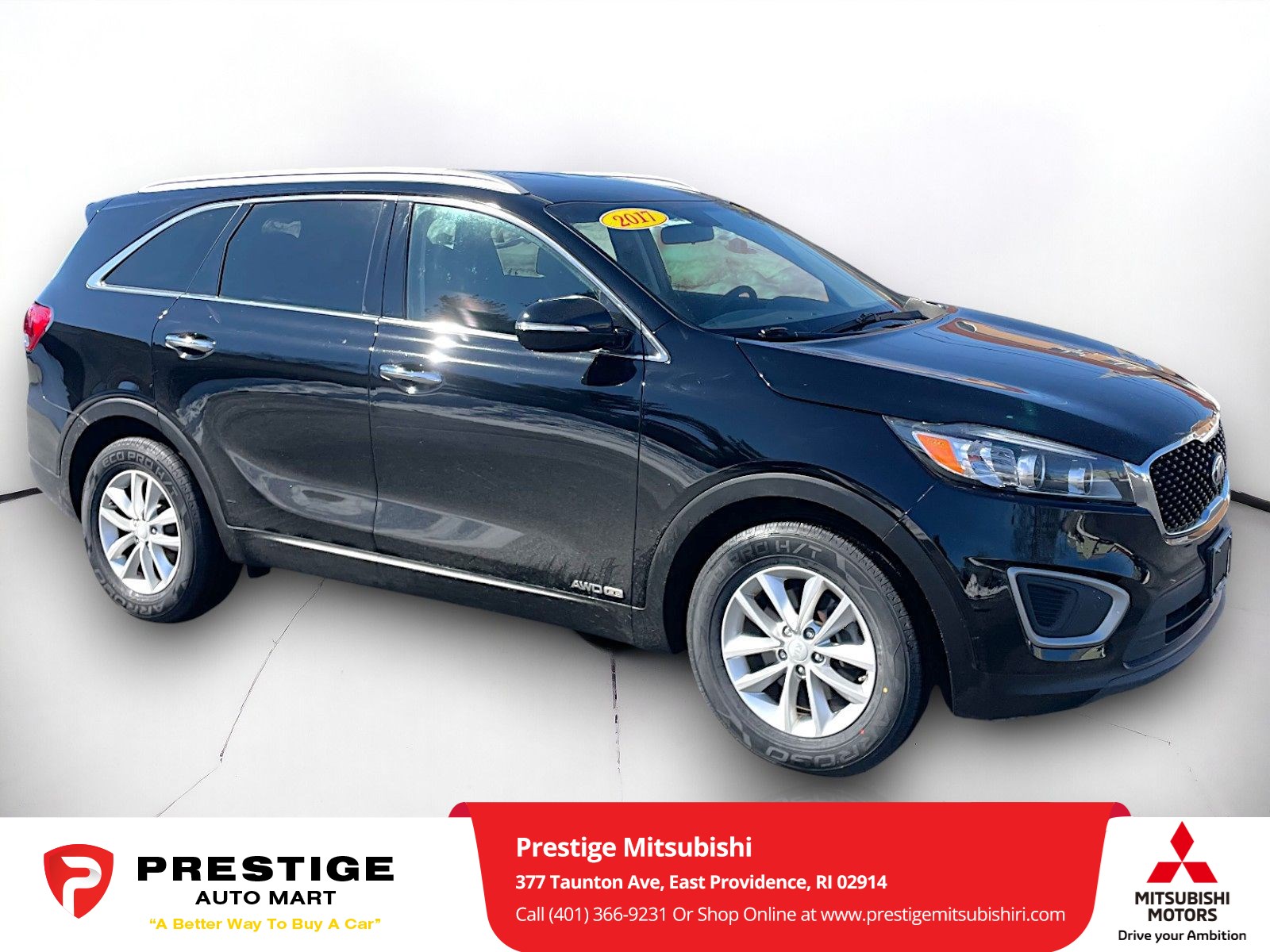Used 2017 Kia Sorento LX with VIN 5XYPGDA50HG324406 for sale in East Providence, RI