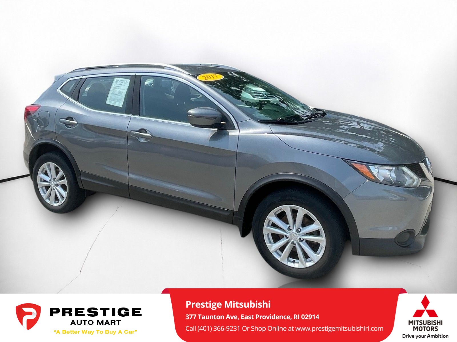 Used 2017 Nissan Rogue Sport SV with VIN JN1BJ1CR6HW132049 for sale in East Providence, RI