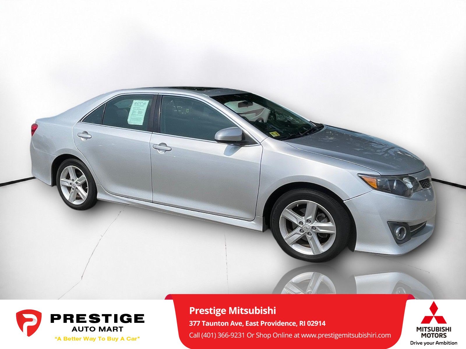 Used 2012 Toyota Camry SE with VIN 4T1BF1FK7CU184948 for sale in East Providence, RI