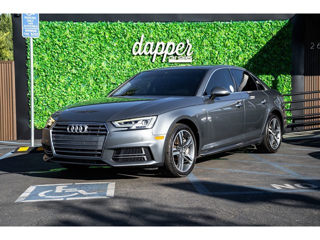 Florett Silver Metallic 2017 Audi A4 2.0T Premium Plus FWD Sedan Front-Wheel Drive Automatic