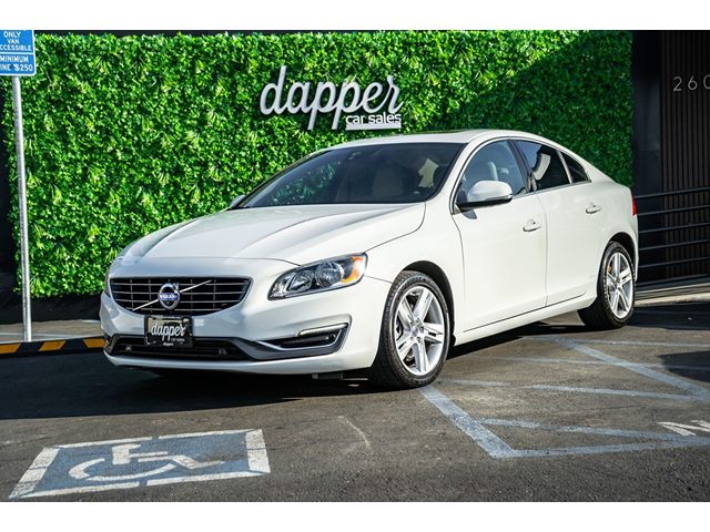Ice White 2015 Volvo S60 T5 Platinum Sedan Front-Wheel Drive Automatic