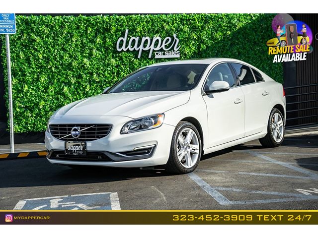 Ice White 2015 Volvo S60 T5 Platinum Sedan Front-Wheel Drive Automatic