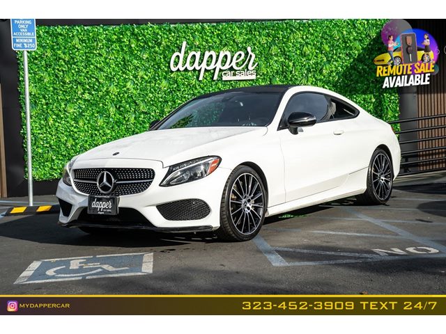 Polar White 2018 Mercedes-Benz C-Class C 300 Coupe RWD Coupe Rear-Wheel Drive Automatic