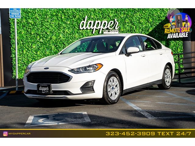 Oxford White 2020 Ford Fusion S FWD Sedan Front-Wheel Drive Automatic