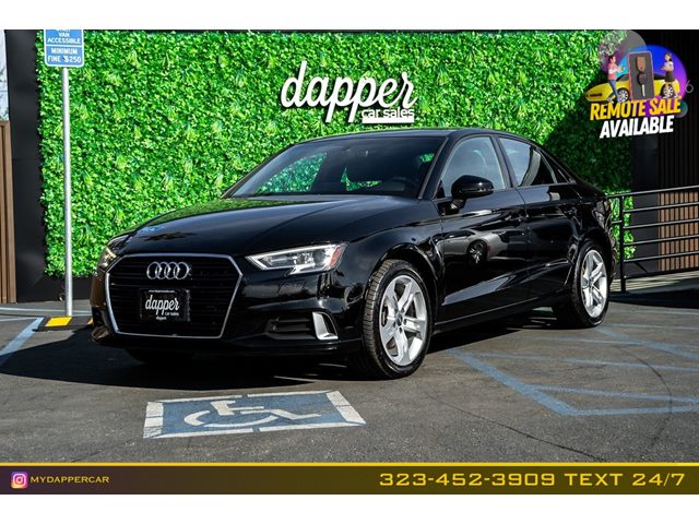 Brilliant Black 2018 Audi A3 2.0T Premium Sedan FWD Sedan Front-Wheel Drive Automatic